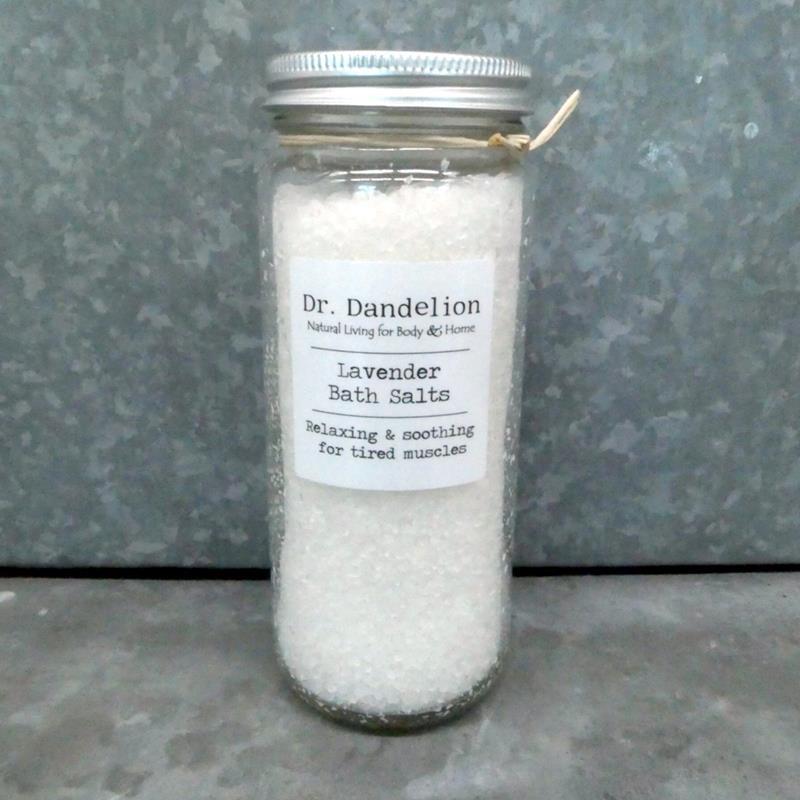 LAVENDER BATH SALTS,DR. DANDELION,124