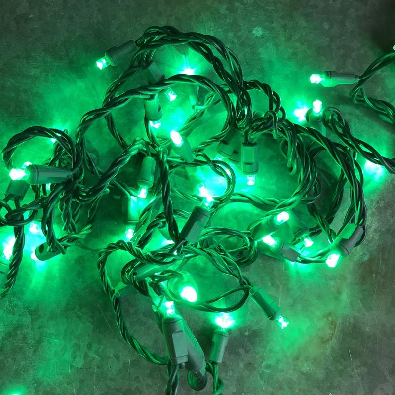 BANDED 5 MM LED LIGHTS: GREEN,S4LIGHTS,1101401