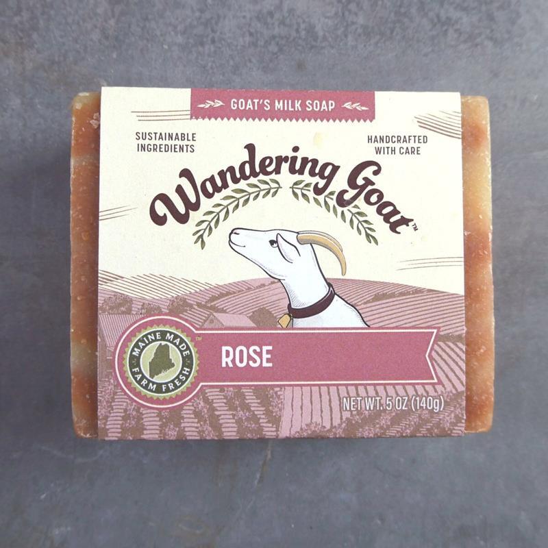 WANDERING GOAT SOAP: ROSE,WANDERING GOAT,SO-ROSE