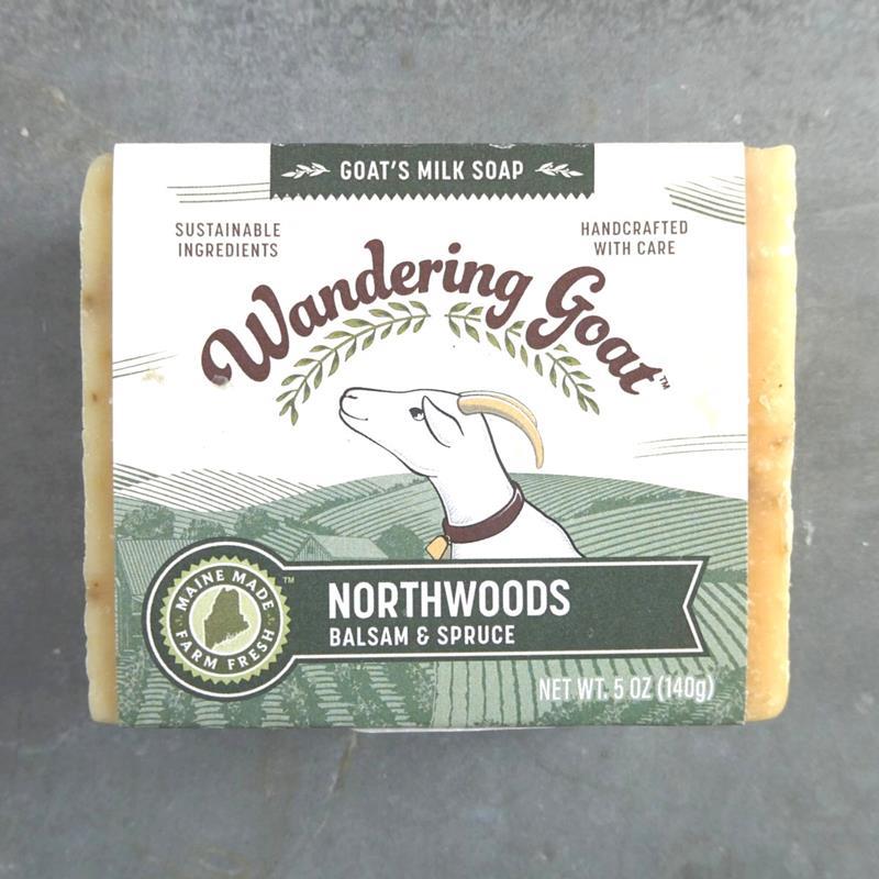 WANDERING GOAT SOAP: NORTHWOODS,WANDERING GOAT,SO-NORT
