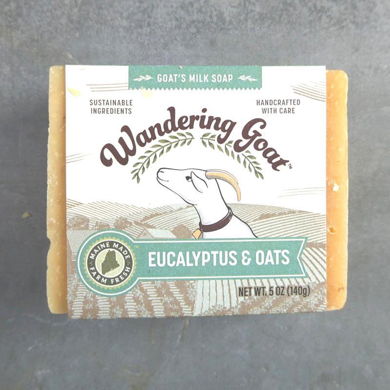 WANDERING GOAT SOAP: EUCALYPTUS AND OATS,WANDERING GOAT,SO-EUCO