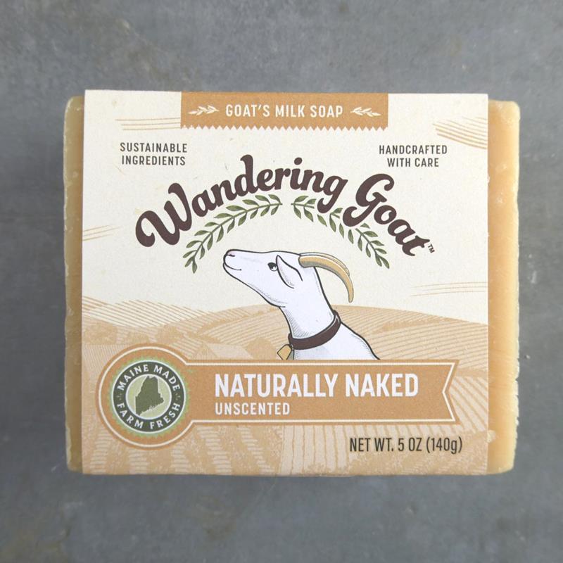 WANDERING GOAT SOAP: NATURALLY NAKED,WANDERING GOAT,SO-NAKE