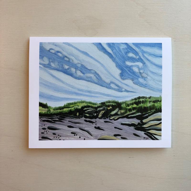 POPHAM BEACH 2 CARD,COLOR AFOOT PRESS,COLOR AFOOT PRESS