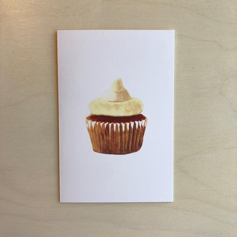 CARROT CUPCAKE CARD,HAPPY COOKING,HAPPY COOKING