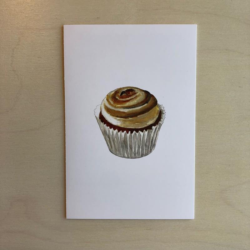 S'MORES CUPCAKE CARD,HAPPY COOKING,HAPPY COOKING