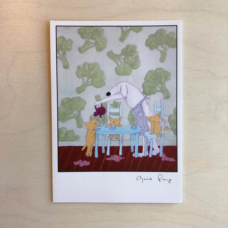 BROCCOLI CARD,GAIL PAGE,GAIL PAGE