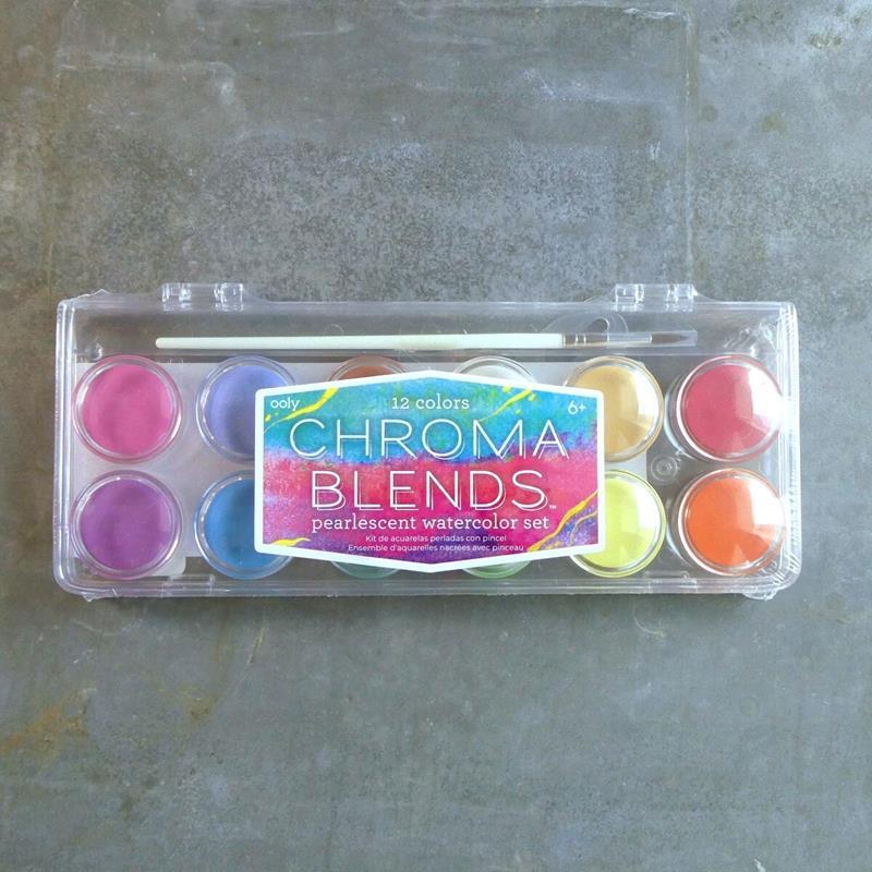 CHROMA BLEND WATERCOLOR SET: PEARLESCENT,OOLY,126-011