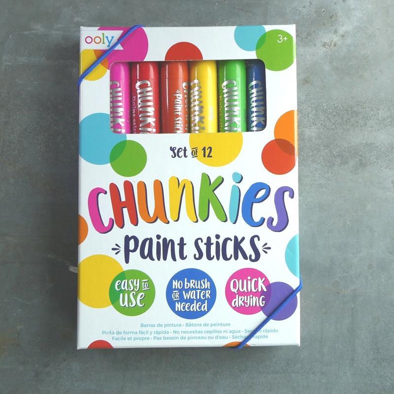 CHUNKIES PAINT STICKS ORIGINAL PACK 12,OOLY,126-004