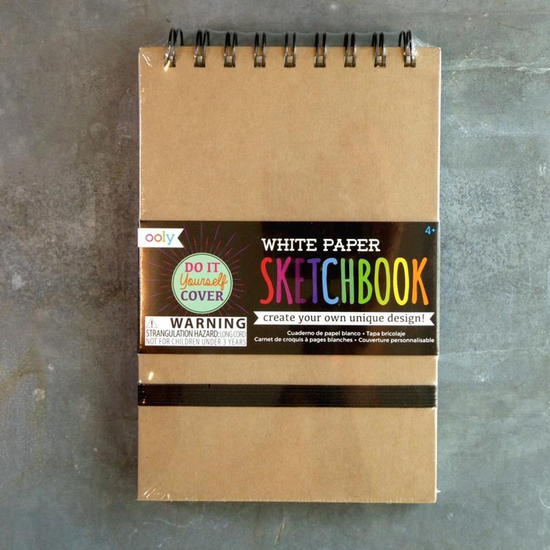 WHITE DIY SKETCHBOOK,OOLY,118-101