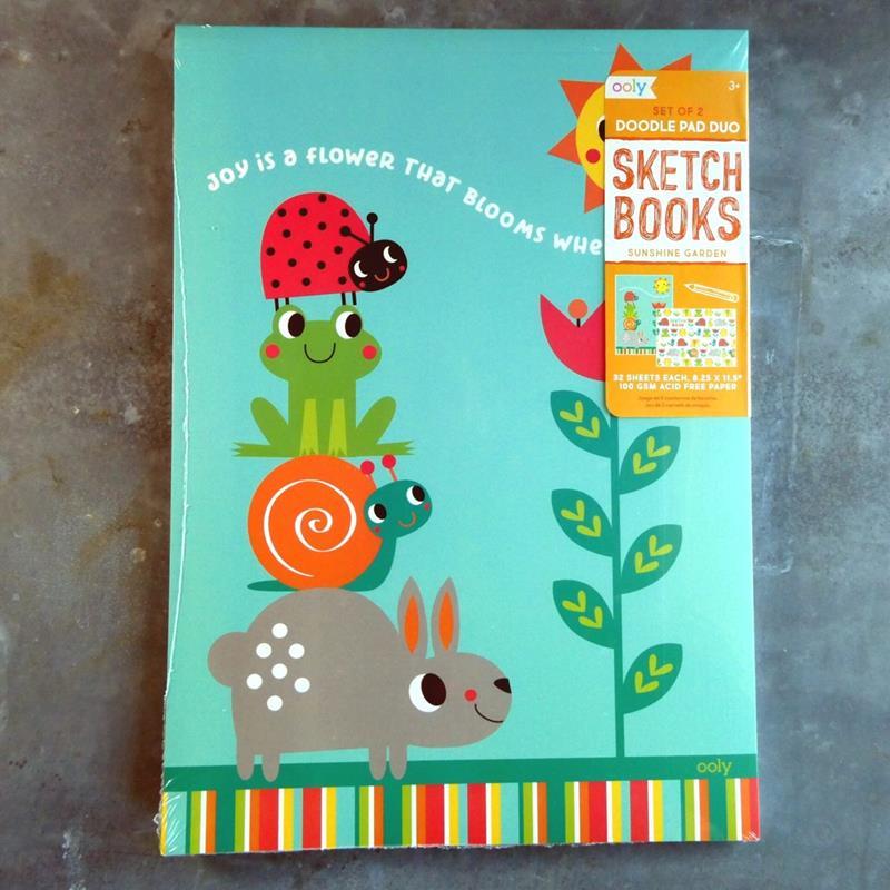DOODLE PAD DUO SKETCHBOOKS: SUNSHINE GARDEN,OOLY