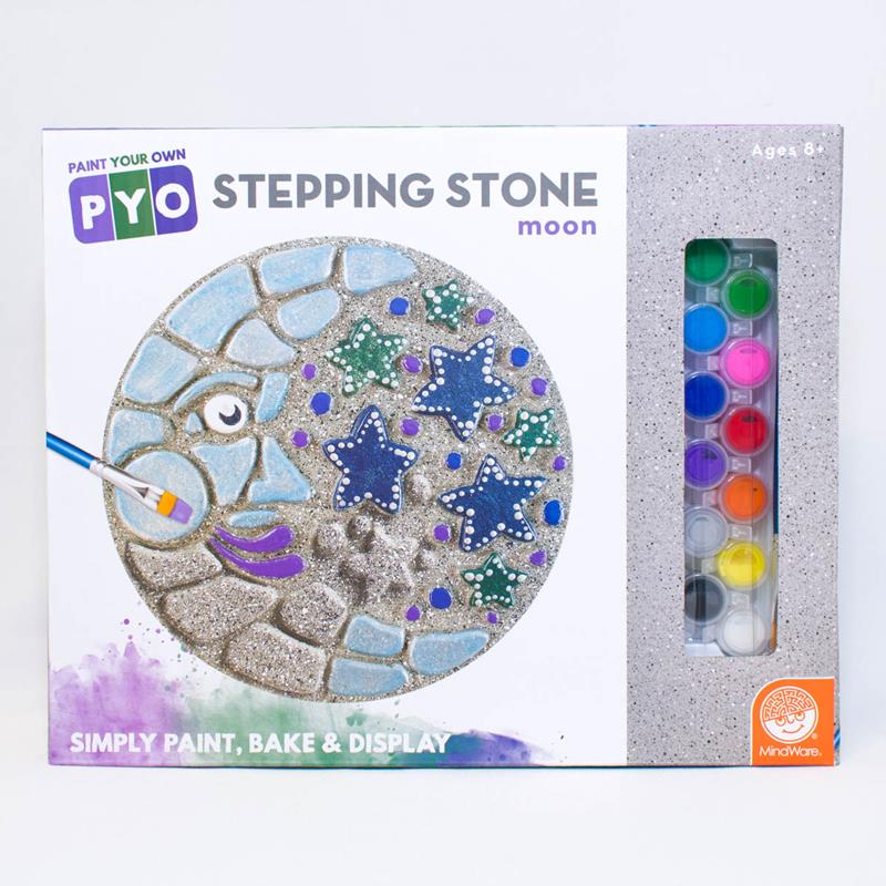 PAINT YOUR OWN STEPPING STONE: MOON,MINDWARE,13947327