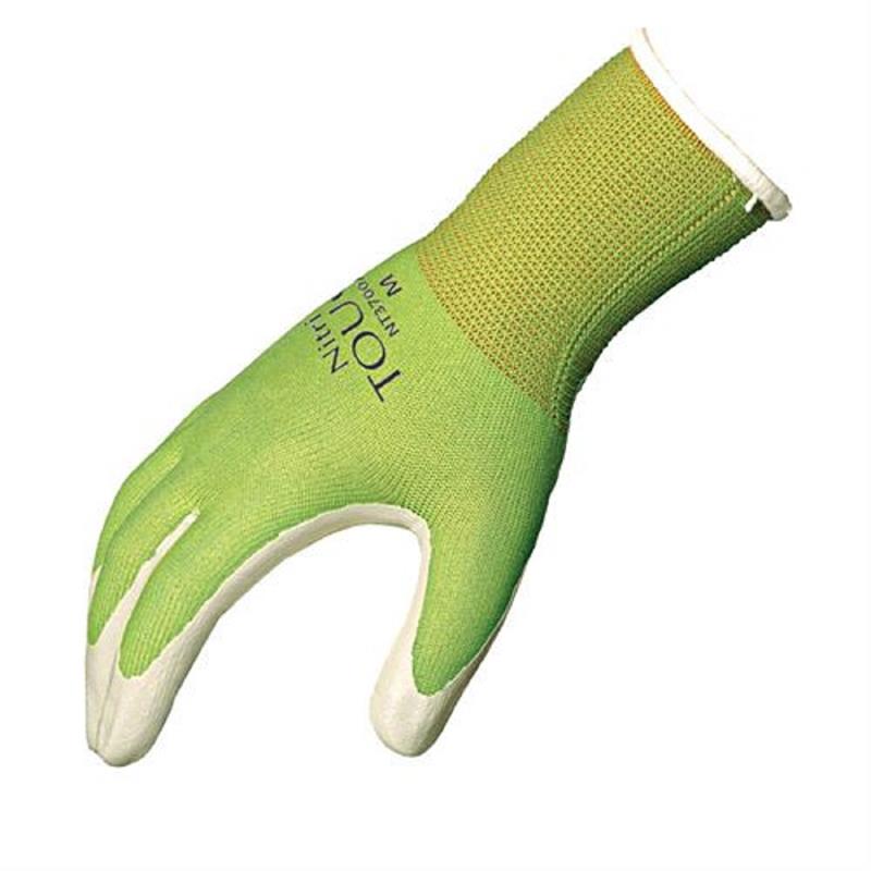 NITRILE TOUCH GLOVES: GREEN,KINSMAN WHOLESALE