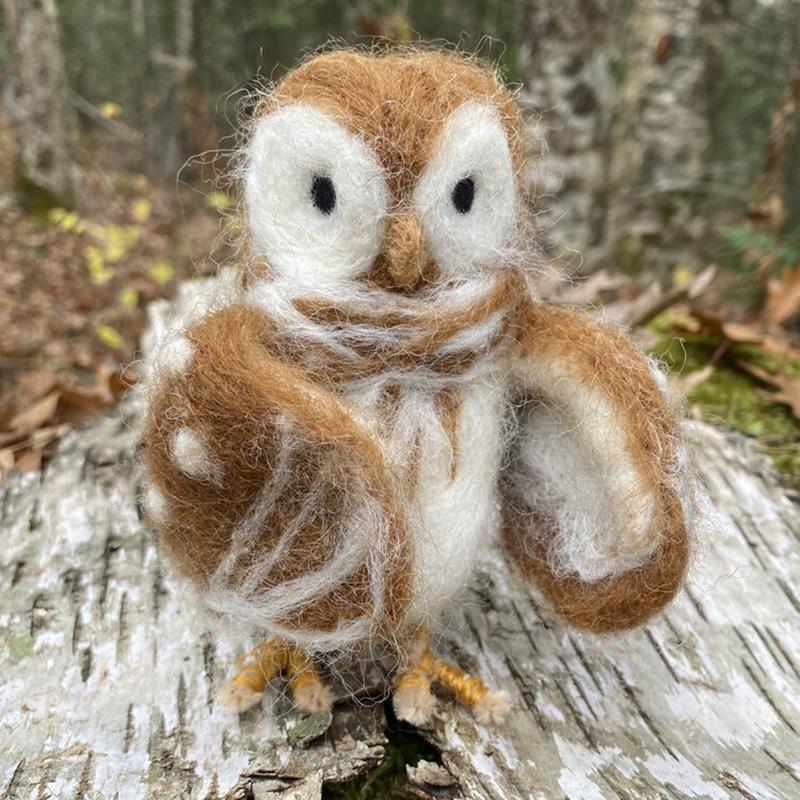 NEEDLE FELT KIT: OWL,HEIDI BOYD,OWL NEEDLE FELT KIT