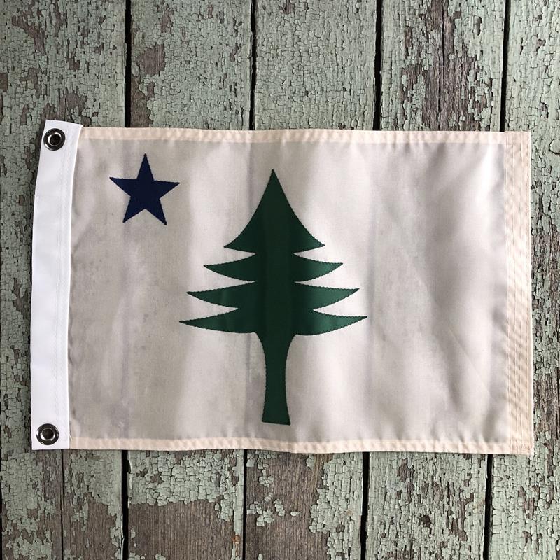 ORIGINAL MAINE FLAG,MAINE FLAG COMPANY,12 X 18 FLAG