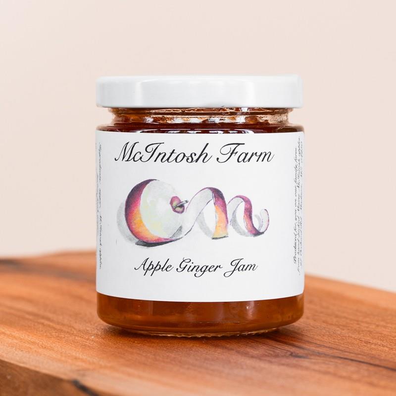 APPLE GINGER JAM,MCINTOSH FARM APPLE PRODUCTS,APPLE GINGER JAM