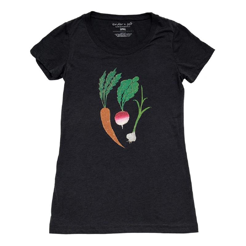 WOMEN'S ROOT VEGGIES TEE,CINDER + SALT,ROOT VEG TEE 2XL