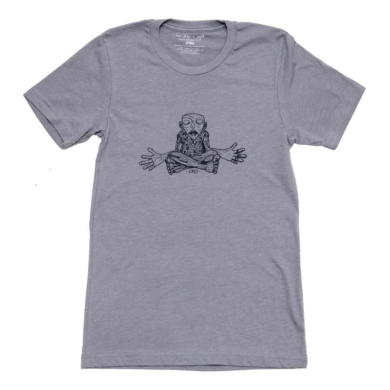 TROLL TEE MEN'S: GRO,CINDER + SALT,3001CVC HTHR STRM MD