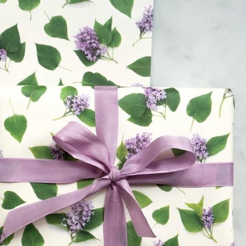 LILACS WRAPPING PAPER,BOTTLE BRANCH,WRP2101