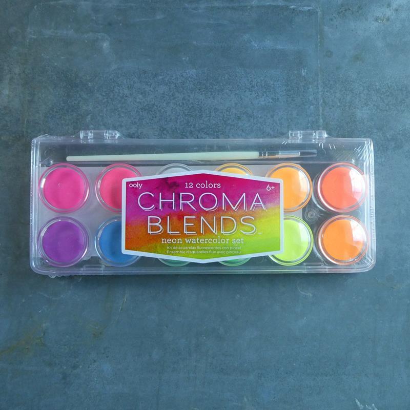 CHROMA BLEND WATERCOLOR SET: NEON,OOLY,126-009