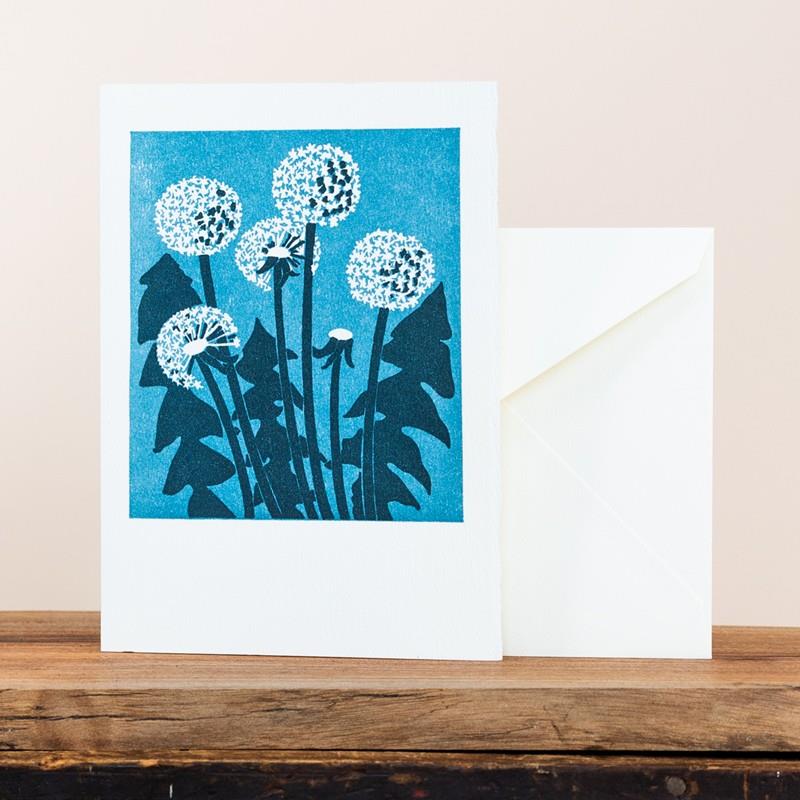 DANDELIONS CARD,SATURN PRESS,SATURN PRESS