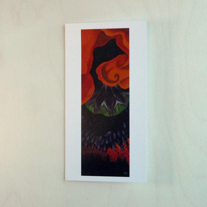 POPPY 3 CARD,COLOR AFOOT PRESS,COLOR AFOOT PRESS