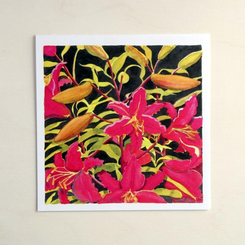 WINDSOR LILIES CARD,SUZI THAYER