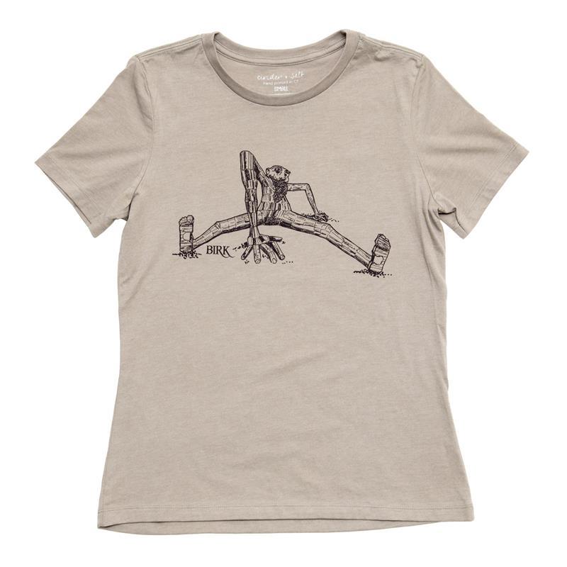 TROLL TEE WOMEN'S: BIRK,CINDER + SALT,6400CVC HTHR STN MD