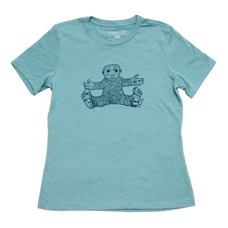 TROLL TEE WOMEN'S: LILJA,CINDER + SALT,6400CVC HTR BLLAG XL