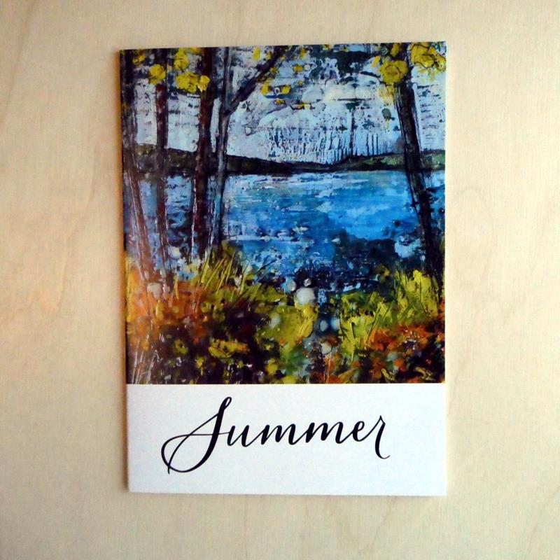 THE TREE COLLECTION: TREES FRAME THE LAKE,HELENE FARRAR,HELENE FARRAR