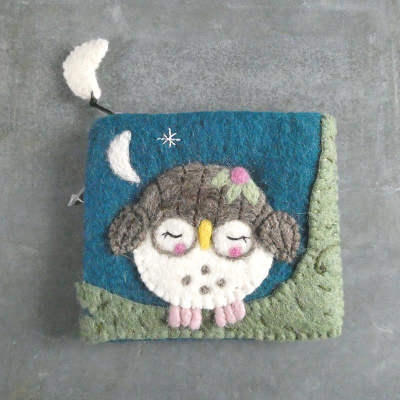 FELT COIN PURSE: OLIVIA OWLET,DZI HANDMADE,221-212
