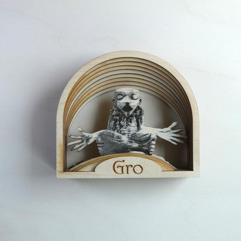 TROLL SHADOW BOX: GRO,BALTIC BY DESIGN,GRO SHADOW BOX