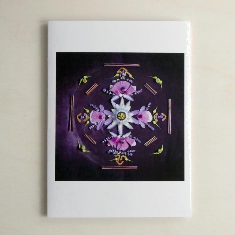 MEDITATION MANDALA CARD,NATURE MANDALA ART,NATURE MANDALA ART