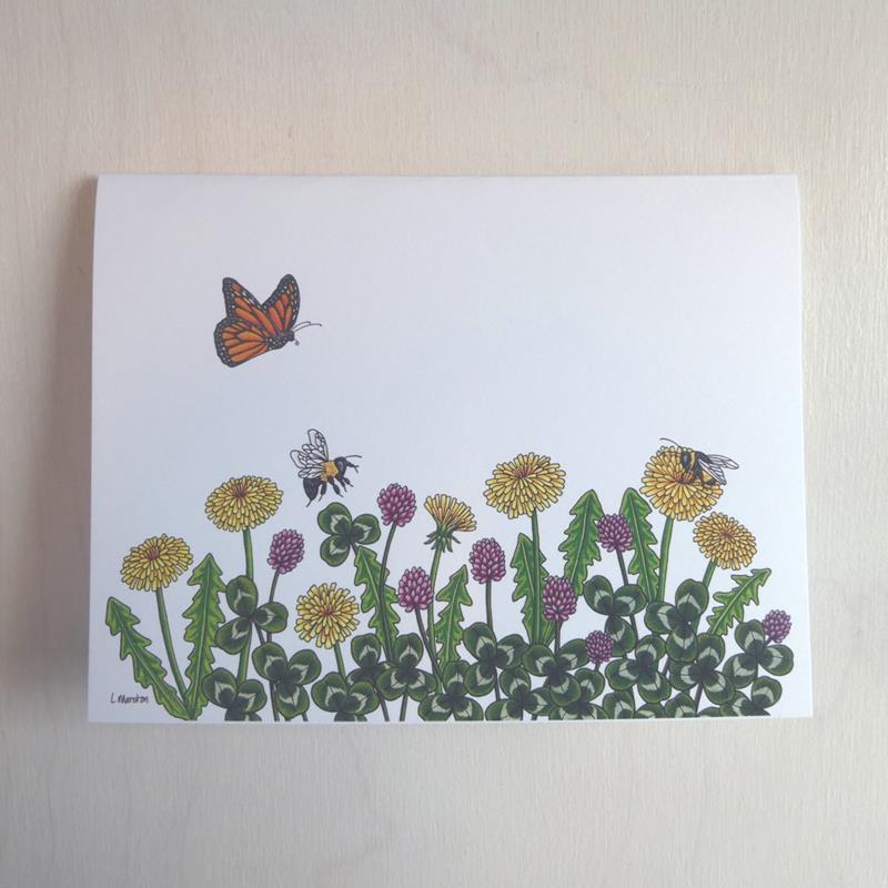 POLLINATORS CARD,3 LEGGED DOG INK