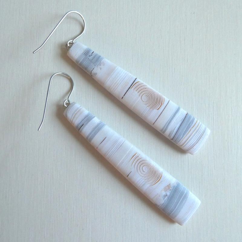 BIRCH EARRINGS: LARGE,BONNIE BISHOFF,LARGE BIRCH EARRINGS