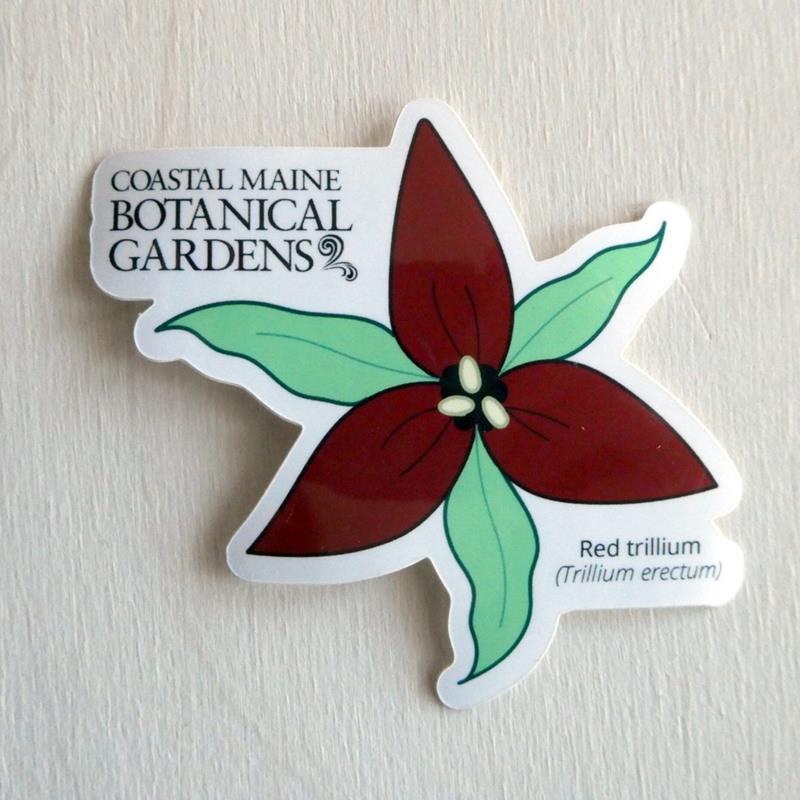 RED TRILLIUM CMBG LOGO STICKER,SARAH KAYSER