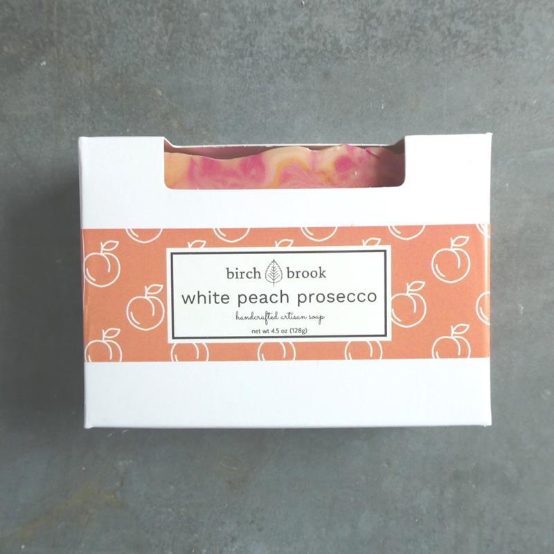 BIRCH BROOK SOAP: WHITE PEACH PROSECCO,BIRCH BROOK SOAPS,WHITE PEACH PROSECO