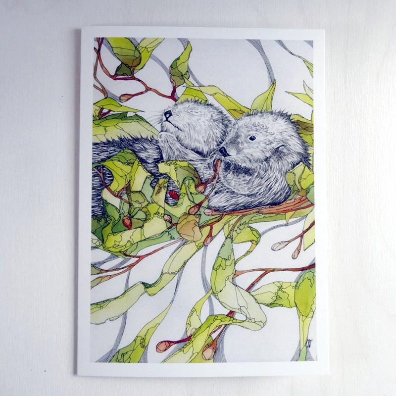 KELP BED CARD,MATTIE ROSE TEMPLETON,M ROSE TEMPLETON