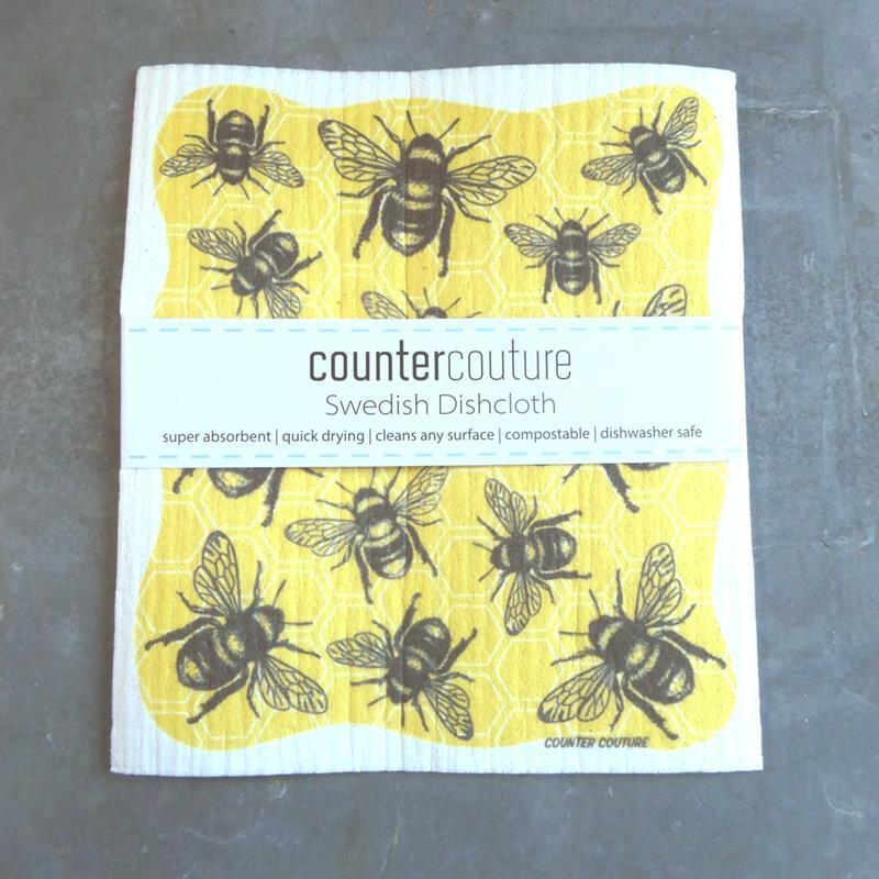 BEE SWEDISH DISHCLOTH,COUNTER COUTURE,3973