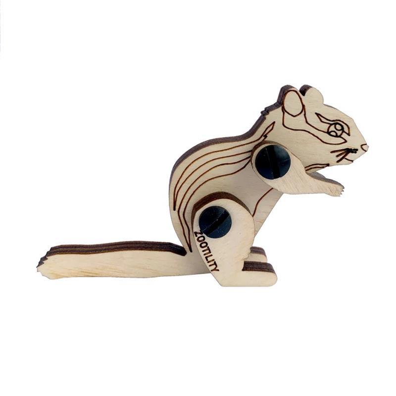 WOODEN 3D PUZZLE TOY: CHIPMUNK,ZOOTILITY,ZL-WOO-CHIP