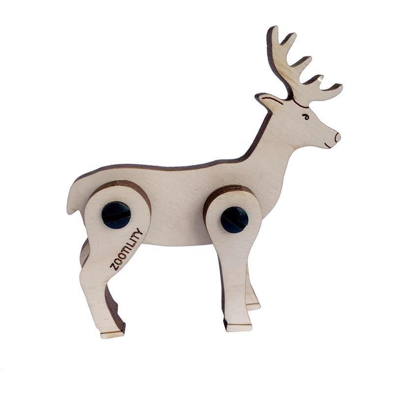 WOODEN 3D PUZZLE TOY: DEER,ZOOTILITY,ZL-WOO-DEER